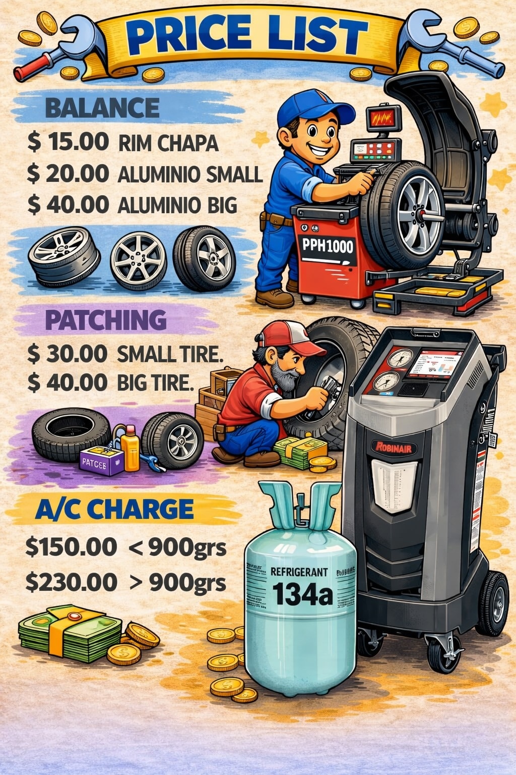 Price List